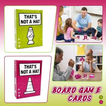 Карточная игра «Управление памятью», настольная игра «Веселая вечеринка» One Size зелёный