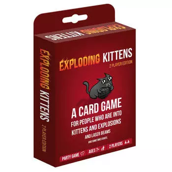 Карточная игра «Взрывные котята» для 2 игроков