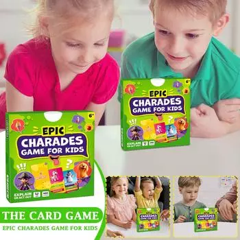 Карточные игры, Игры для вечеринок, Семейные игры, Подарки для детей, друзей, родственников One Size