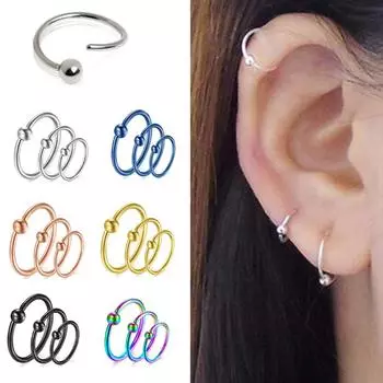 Карточные шарики, маленькие серьги, носовые кольца, психологические, серьги, персональные мультимиру, маленькие круглые украшения для ушей, кольцо для губ, прокол ювелирных изделий