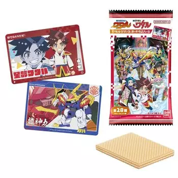 Карточные вафли BANDAI Wataru Series Candy Souden (20 штук) Игрушки/Вафли (Выпечка Сладости) (Машин Ватару)