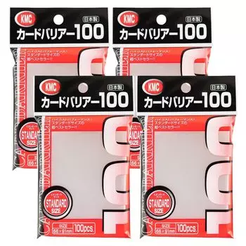 Карточный барьер 100 Карточные рукава по 100 шт. (Набор 4)