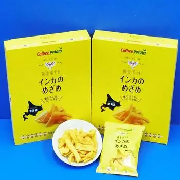 Картофель Calbee Golden Potato Inca no Awakening 144 г x 8 x 2 коробки (18г пакеты)