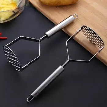 Картофельная давилка из нержавеющей стали для кухни, тыквы, чеснока, овощей, фруктов, измельчитель для овощей, кухонная утварь
