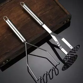 Картофельная давилка из нержавеющей стали, ручная машина для фруктов и овощей, кухонная детская пищевая дробилка, дополнительный гаджет