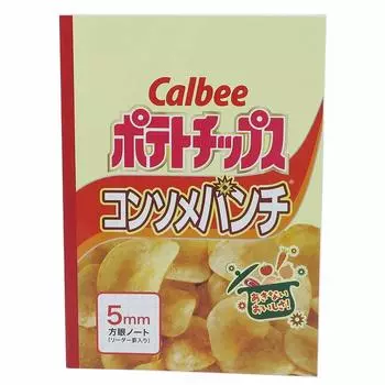 Картофельные чипсы B5 раздел Oyatsu Market [квадратный блокнот] блокнот/Calbee