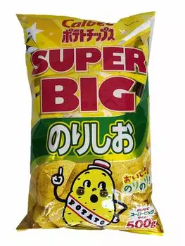Картофельные чипсы Calbee Norishio Super Big 500 г
