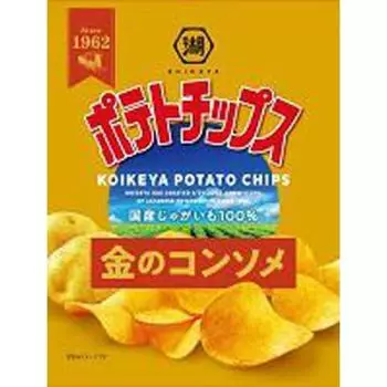 Картофельные чипсы Koikeya Golden Consomme 60 г x 12 шт.