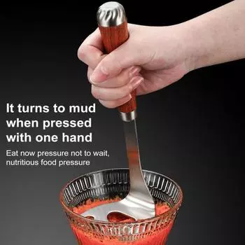 Картофельный пресс из нержавеющей стали для авокадо, бобов, овощей, мяса, простота в использовании Circle