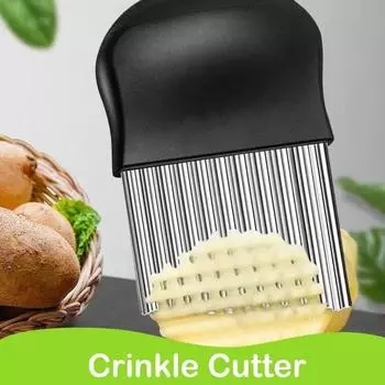 Картофельный резак для волнистой нарезки Картофельный резак для гофрированного картофеля Картофельный резак из нержавеющей стали Многофункциональный слайсер для овощей Кухонные принадлежности Аксессуары