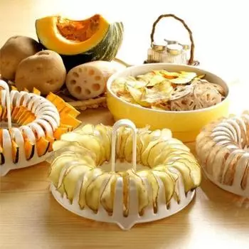 Картофельный резак, слайсер, устройство для приготовления обезжиренных картофельных чипсов, микроволновая печь, противень для выпечки картофельных чипсов, пластиковая подставка для чипсов, кухонный слайсер своими руками