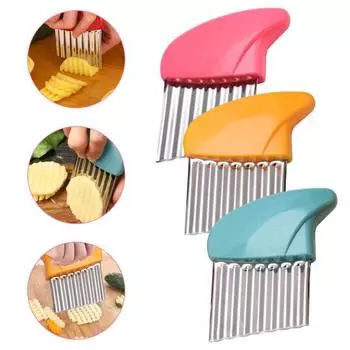 Картофелерезка из нержавеющей стали, картофель фри, овощерезка, противоскользящая ручка, помидор жёлтый