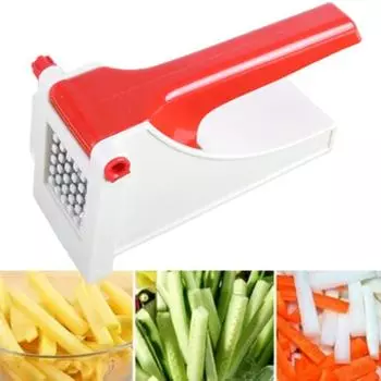 Картофелерезка, легко чистящаяся, острое лезвие, экономичная ручная овощерезка из нержавеющей стали, измельчитель для нарезки огурцов, кухонный гаджет