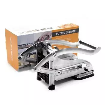Картофелерезка, резак для картофеля фри, измельчитель из нержавеющей стали, измельчитель картофеля, кухонные гаджеты для огурцов, моркови серебряный