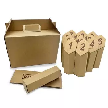 Картонная игрушка «Skittles» для столовой — простая игра, которая доставит удовольствие всей вашей семье и [друзьям]