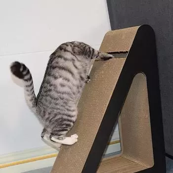 Картонная когтеточка для кошек Доска для домашних животных Когтеточка для кошек Износостойкая Когтеточка для кошек Столбы для заточки когтей Интерактивная вертикальная доска для кошек