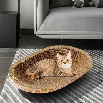 Картонная когтеточка для кошек, кровать, коврик для когтей, диван, принадлежности для животных, доска для шлифования Extra Large