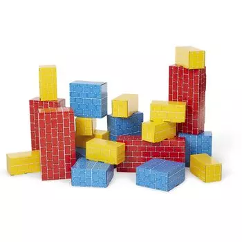 Картонные блоки Jumbo 24 шт. Melissa&Doug [MD2783] красный
