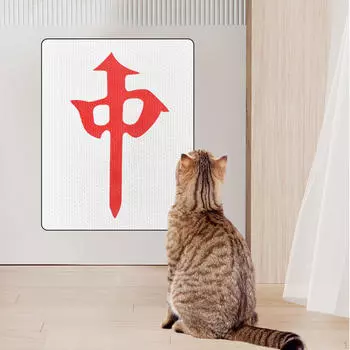 Картонные когтеточки, коврики для кошек, доски, товары для животных красный