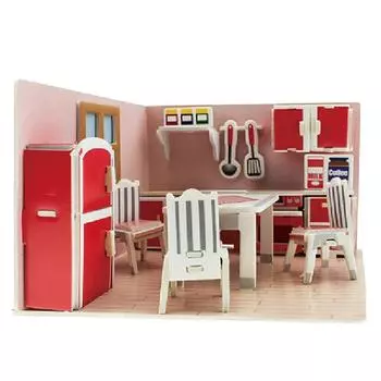 Картонный пазл 3D Дом Комната Магазины Модель Головоломка Игрушки Дети Самодельные Сборные Игрушки