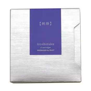 Картридж для перьевой ручки Iroshizuku 6 шт. [Morning Glory] IRF-6S-AS синий