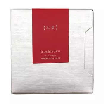 Картридж для перьевой ручки iroshizuku 6 шт [осенние листья] IRF-6S-MO