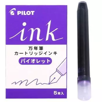 Картридж для перьевой ручки Pilot, 5 шт., фиолетовый IRF-5S-V
