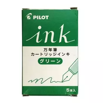 Картридж для перьевой ручки Pilot, 5 шт., зеленый IRF-5S-G