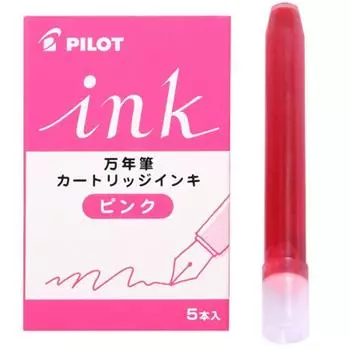 Картридж для перьевой ручки Pilot, 5 шт., розовый IRF-5S-P