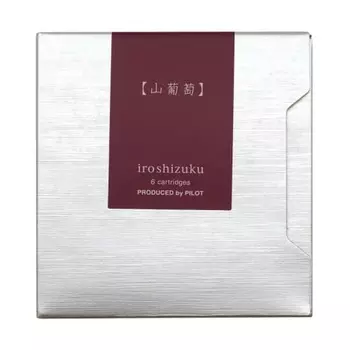 Картридж для перьевой ручки Pilot Iroshizuku 0,9 куб. см Wild Grape 6 шт. IRF6SYB