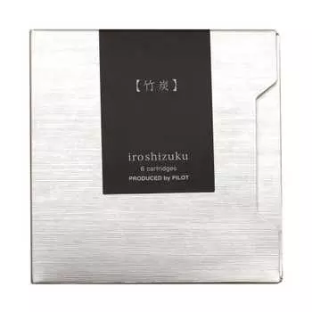 Картридж для перьевой ручки Pilot Iroshizuku 0,9 куб. см Bamboo Charcoal 6 IRF6STAK