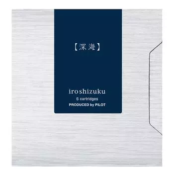 Картридж для перьевой ручки Pilot Iroshizuku Deep Sea 6 шт. IRF6SSNK 0.9cc