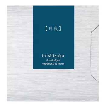 Картридж для перьевой ручки Pilot Iroshizuku Tsukiyo, 6 шт. IRF6STY 0,9 куб.см