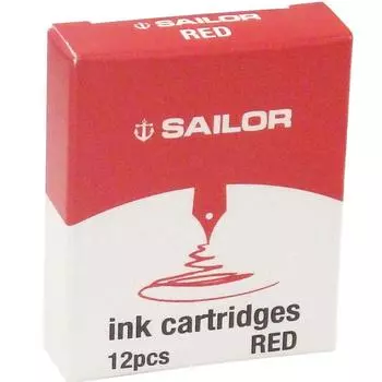 Картридж для перьевой ручки Sailor Fountain Pen Ink Gentle Red 13-0402-130