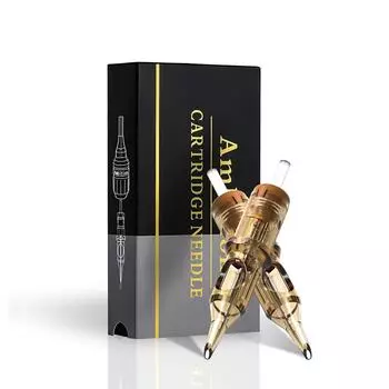 Картридж для татуировки Ambition Revolution, круглый лайнер, шейдер, изогнутые иглы для татуировки Magnum, 20 шт./кор. 1001RL