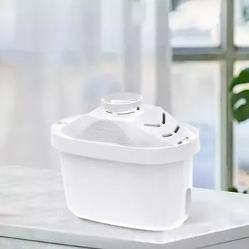 Картридж фильтра Компактный картридж фильтра для очистки воды Простая установка Эффективный фильтр для воды для дома белый