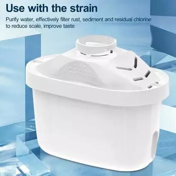 Картридж фильтра Компактный картридж фильтра для очистки воды Простая установка Эффективный фильтр для воды для дома белый