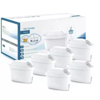 Картридж JPCHSO, совместимый с фильтрующим картриджем Brita Water Purification Pot, сменный фильтрующий картридж для очистителя воды, набор из 6 шт.