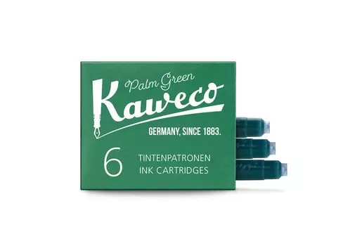 Картридж Kaweco Ink Palm Green 6 шт. Оригинальный импортный продукт INK-GN