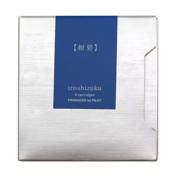 Картриджи для перьевой ручки Iroshizuku 6 шт. [Azure] IRF-6S-KO