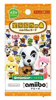 Карты amiibo Animal Crossing 2-е издание, 3 карты в упаковке (Nintendo)Nintendo
