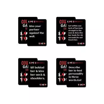 Карты для пар Игры Ночью Углубляют общение Усиливают чувства One Size