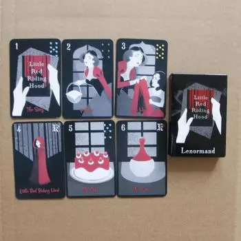 Карты Ленорман Красная Шапочка 9*5см
