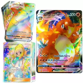 Карты покемонов Shining VSTAR GX EX VMAX V MEGA TAG TEAM Energy Trainer Чаризард Пикачу боевая коллекционная карточная игра детские игрушки подарок