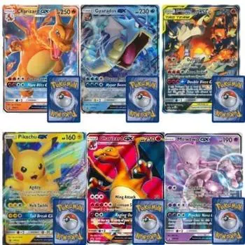 Карты покемонов Shining VSTAR GX EX VMAX V MEGA TAG TEAM Energy Trainer Чаризард Пикачу боевая коллекционная карточная игра детские игрушки подарок