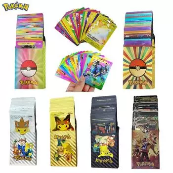 Карты покемонов VSTAR GX EX VMAX MEGA TAG TEAM Energy Trainer Чаризард Пикачу Коллекция Battle Коллекционная карточная игра Детские игрушки Подарок