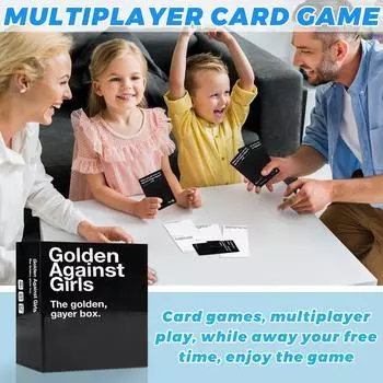 Карты против рождественского издания, карточная игра для веселых девочек, вечеринки и праздничные посиделки