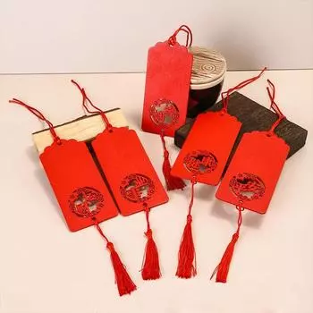 Карты удачи и Божьего благословения с наилучшими пожеланиями, китайские новогодние подвески, деревянная открытка с пожеланиями, свадьба