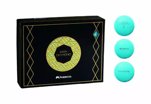 KASCO Golf Ball Kira Diamond Blue Dozen