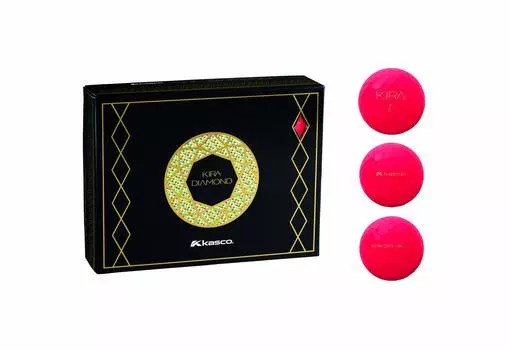 KASCO Golf Ball Kira Diamond Red Dozen KIRA DIAMOND